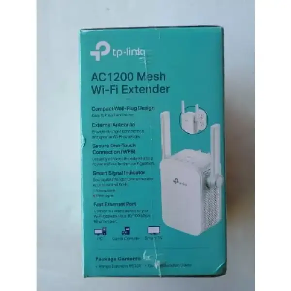 Re305 Wireless Wi-fi Range Extender Ac1200 Dual Band Works With Any Wifi Router